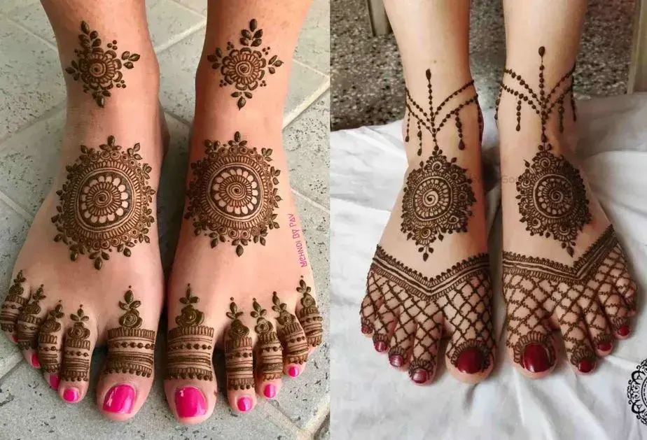 30 Latest And Trending Leg Mehndi Designs With Images
