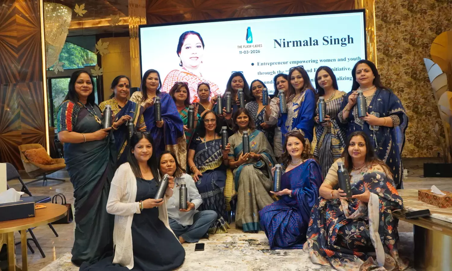 Flask Ladies Club for a greener Tommorw by Urvashi Mittal Flask Ladies Club for a greener Tommorw by Urvashi Mittal