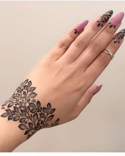 easy mehndi designs for every hand type latest 2020