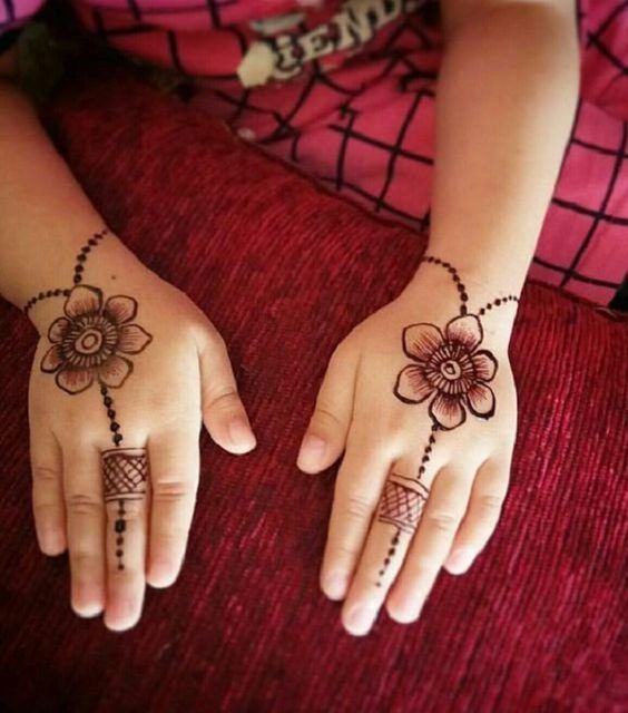 Mehndi Designs For Kids