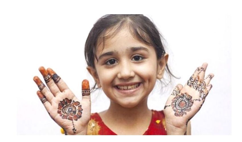 Top 10 Easy And Cute Mehandi Designs For Kids In 2018