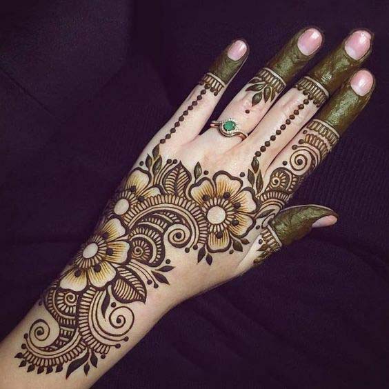 Arabic Mehndi Designs For Back Hand