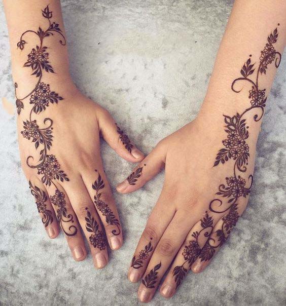 Stylish Tattoo Mehndi Designs Back Hand Hennapattern  YouTube