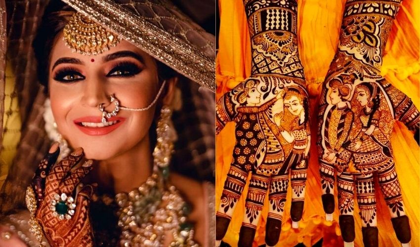 Top 100+ Karva Chauth Mehndi Designs - Latest and Trending | WeddingBazaar